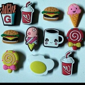 11 pcs Shoe charms for Crocs